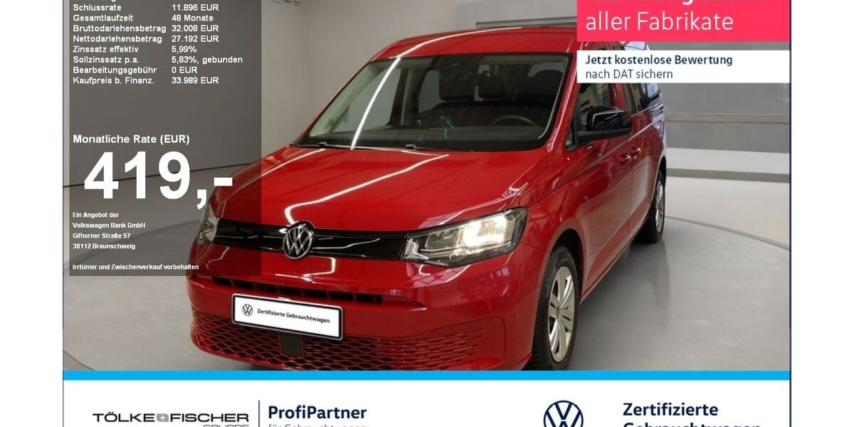 VW Caddy Maxi 9.460 km 31.909 &euro; Krefeld 47805