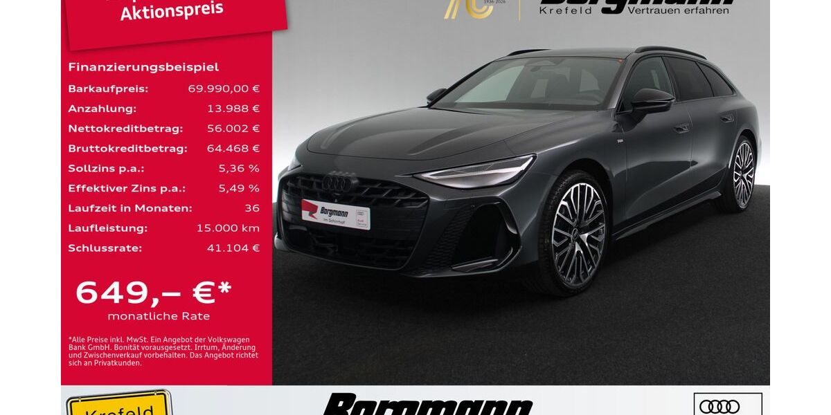 Audi A6 7.500 km 69.990 &euro; Krefeld 47803
