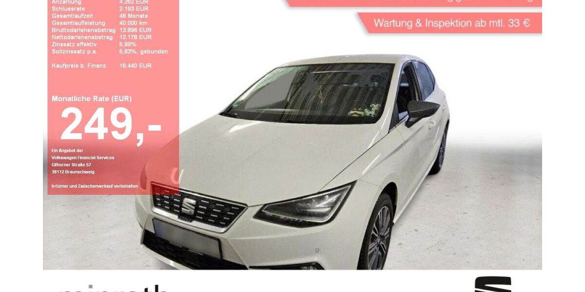 Seat Ibiza 45.562 km 15.440 &euro; Moers-Hülsdonk 47441