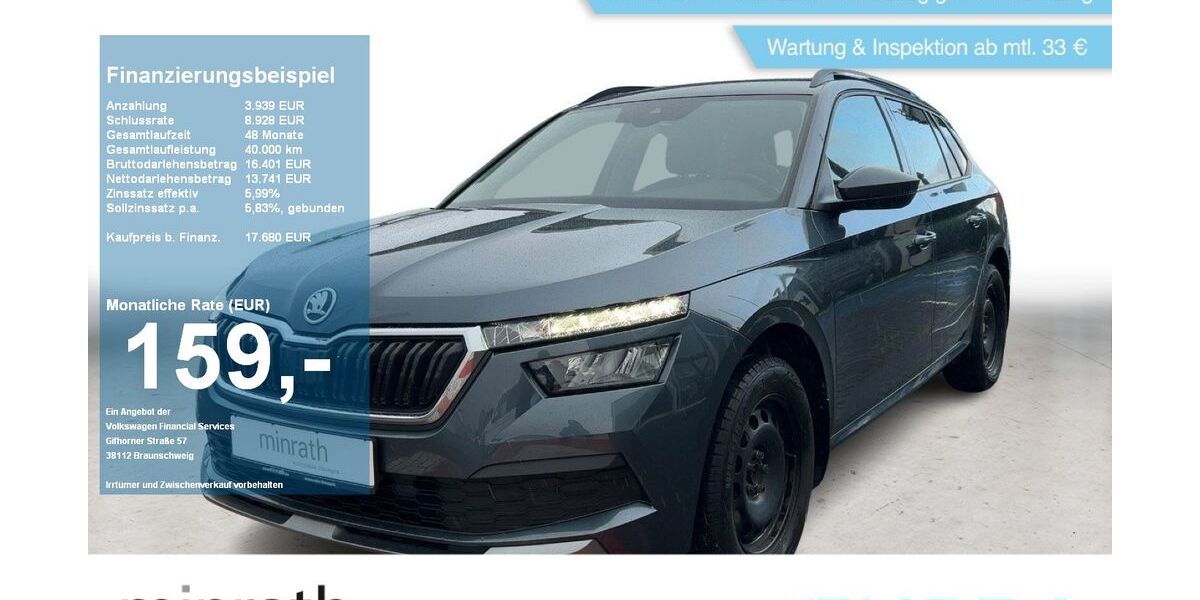 Skoda Kamiq 60.907 km 17.170 &euro; Moers 47441