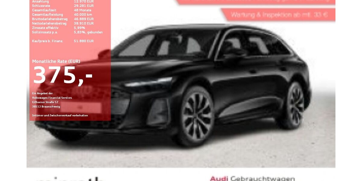 Audi A6 19.342 km 51.880 &euro; Moers-Hülsdonk 47441