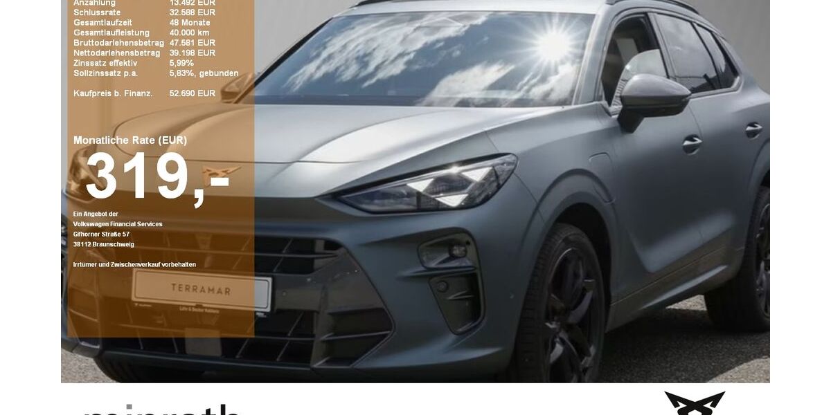 Cupra Terramar 6.500 km 49.320 &euro; Moers-Hülsdonk 47441