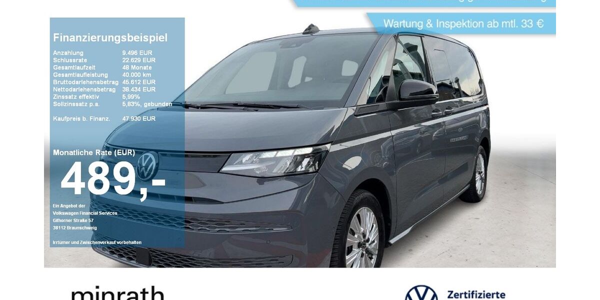 VW T7 Multivan 21.282 km 47.180 &euro; Moers 47441