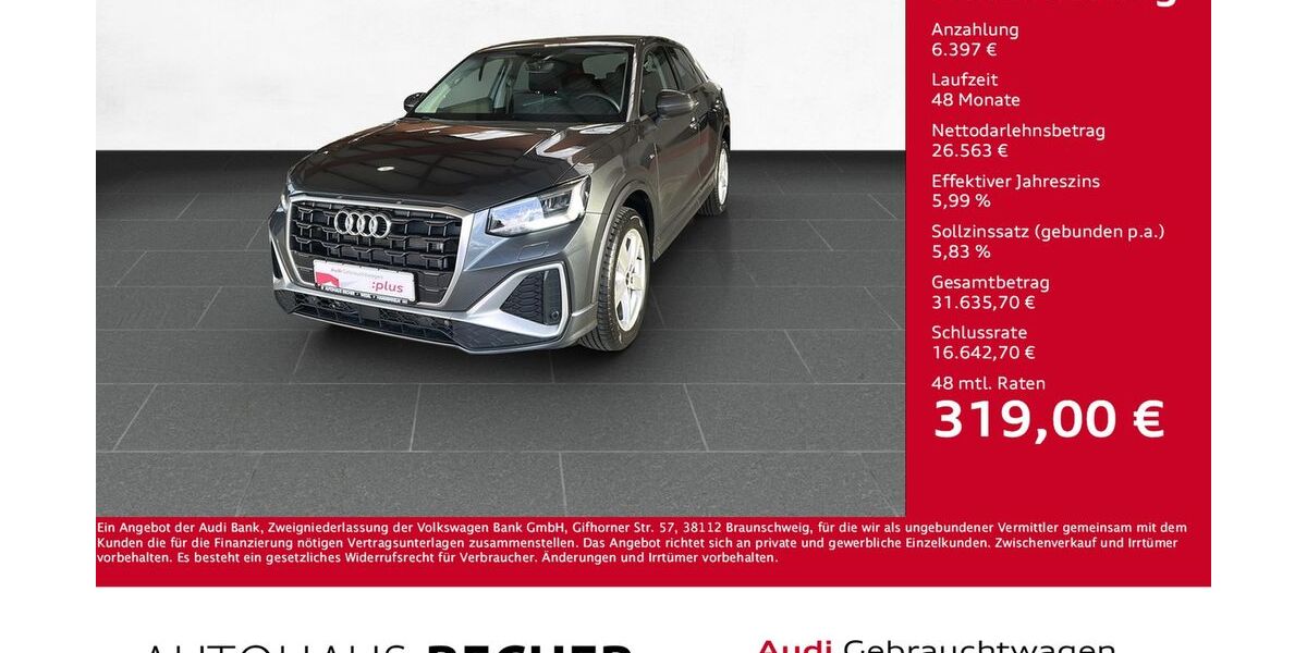 Audi Q2 6.721 km 32.960 &euro; Wesel 46485