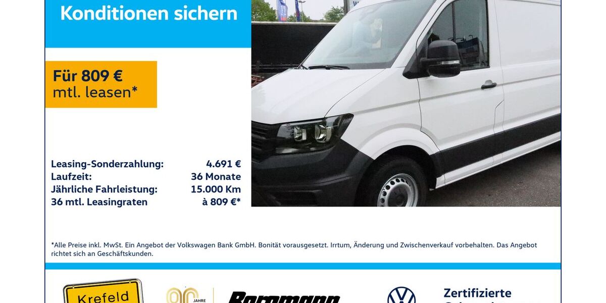 VW Crafter 3.000 km 51.500 &euro; Krefeld 47803
