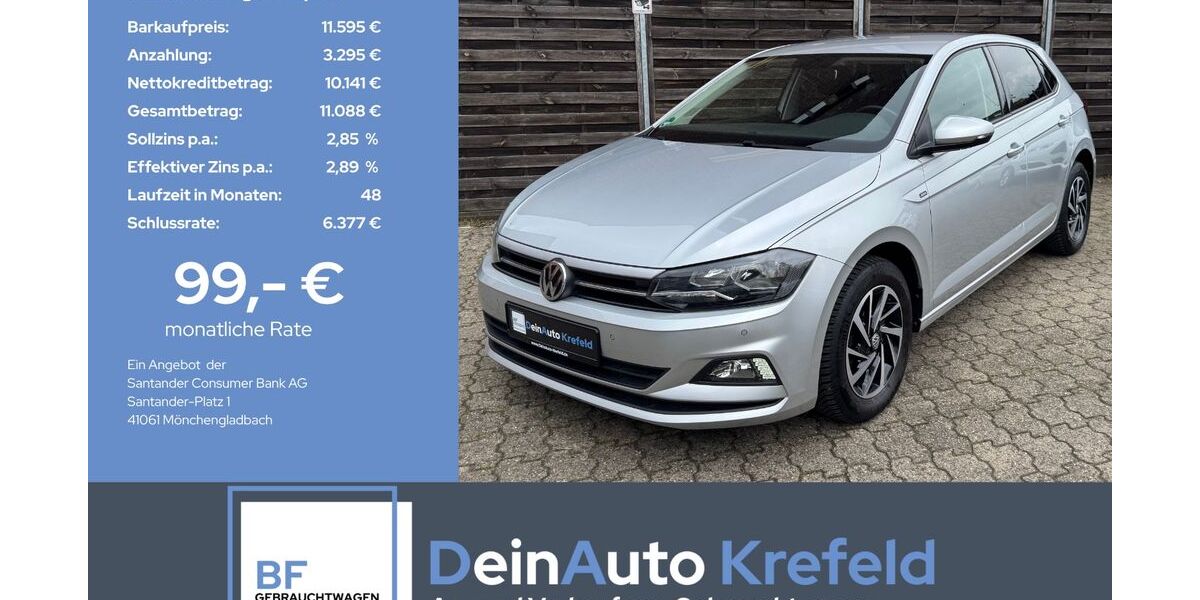VW Polo 83.125 km 11.595 &euro; Krefeld 47839