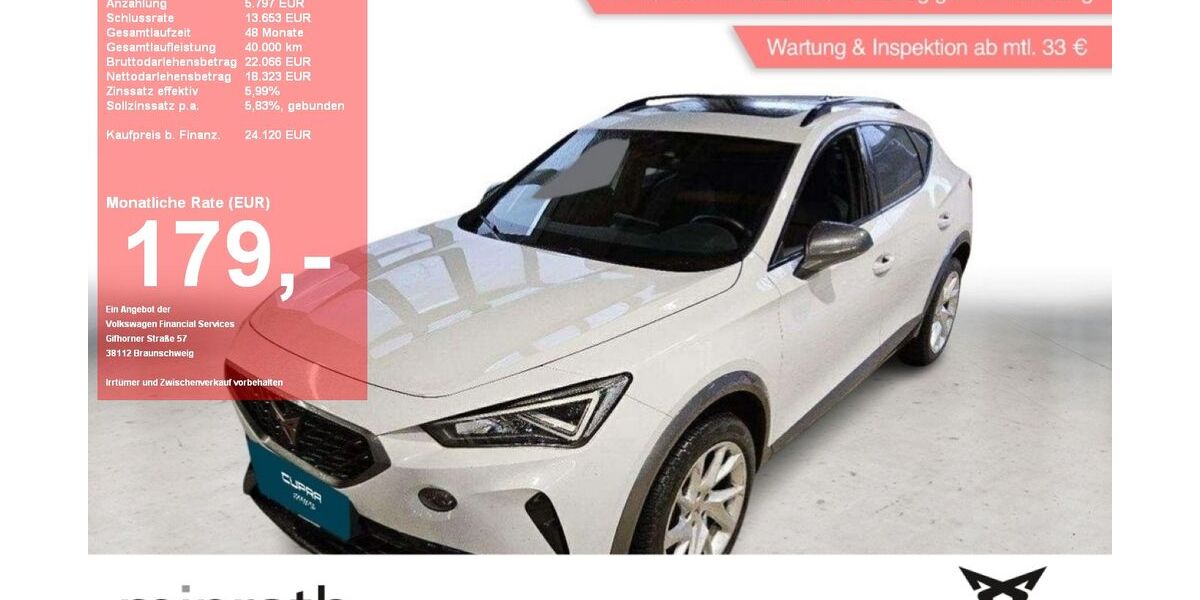 Cupra Formentor 99.153 km 23.370 &euro; Moers-Hülsdonk 47441