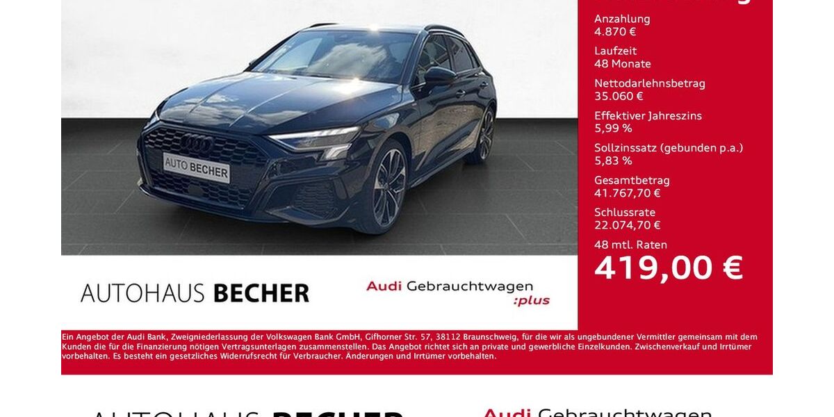 Audi A3 14.500 km 39.930 &euro; Wesel 46485