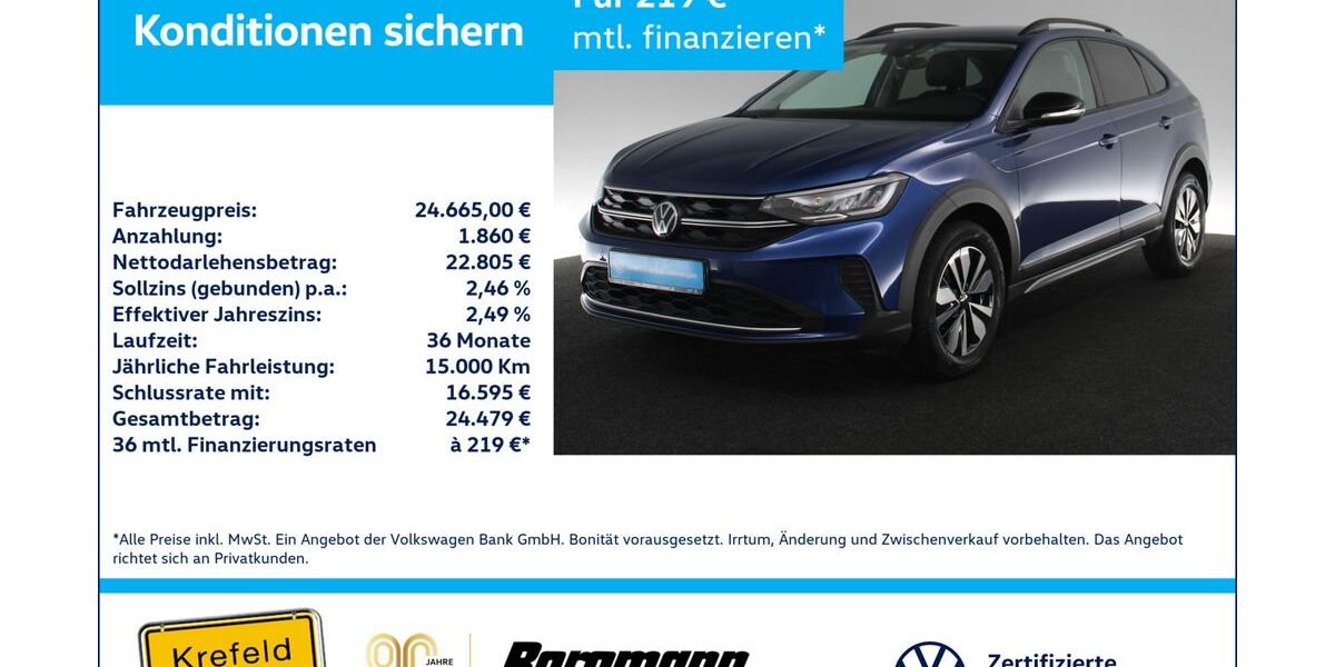 VW Taigo 9.693 km 22.997 &euro; Krefeld 47803