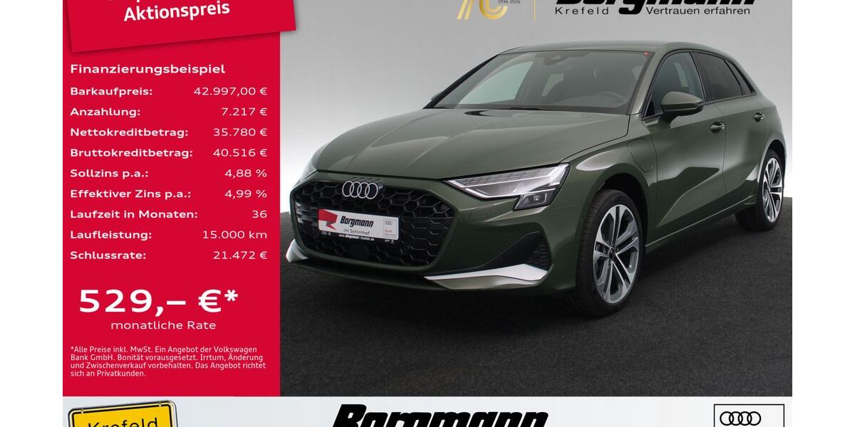 Audi A3 19.000 km 42.997 &euro; Krefeld 47803