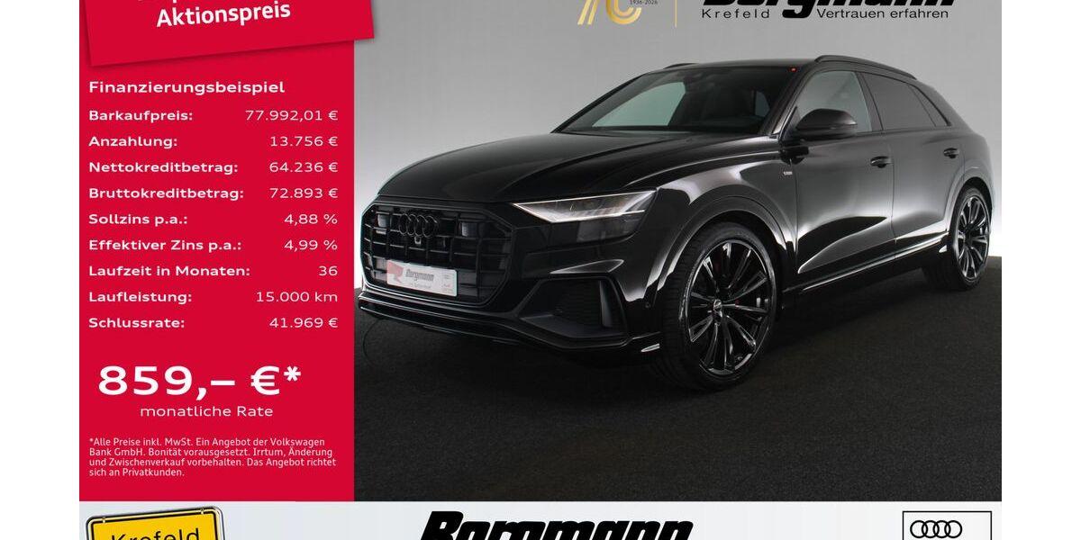 Audi Q8 64.125 km 77.992 &euro; Krefeld 47803