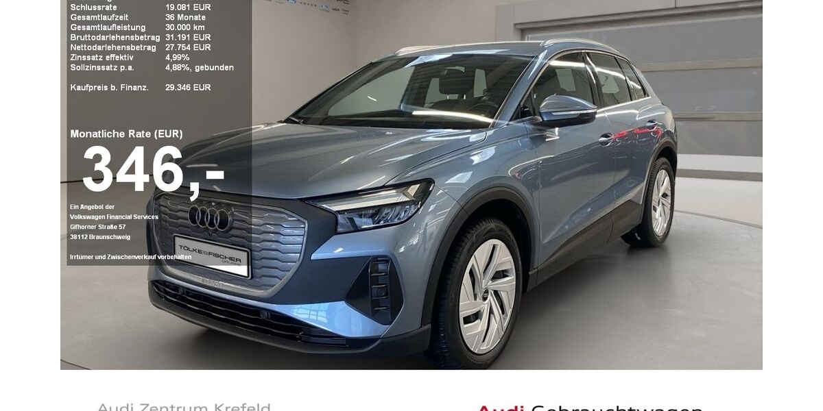 Audi Q4 e-tron 52.741 km 28.774 &euro; Krefeld 47805